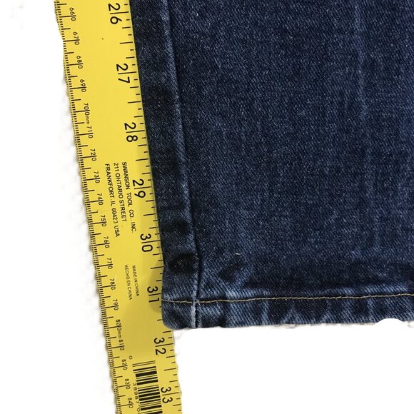 Wrangler Rugged Wear Relaxed Fit Blue Denim Jeans Tag Size 38x32 - Picture 9 of 11